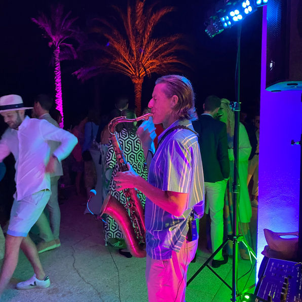 Deutscher Mallorca DJ und Saxofonist - Saxophonist